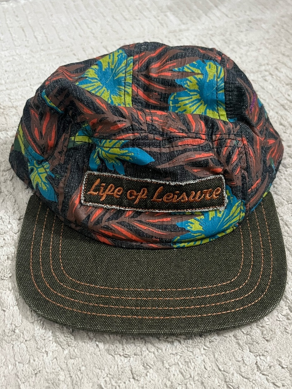 Goorin Bros 5 Panel Tropical “life of leisure” Hat